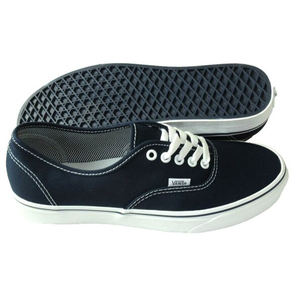 Vans Authentic Women's Dress Blues True White Canvas Skate shoes Size 8 NIB - Picture 3 of 5